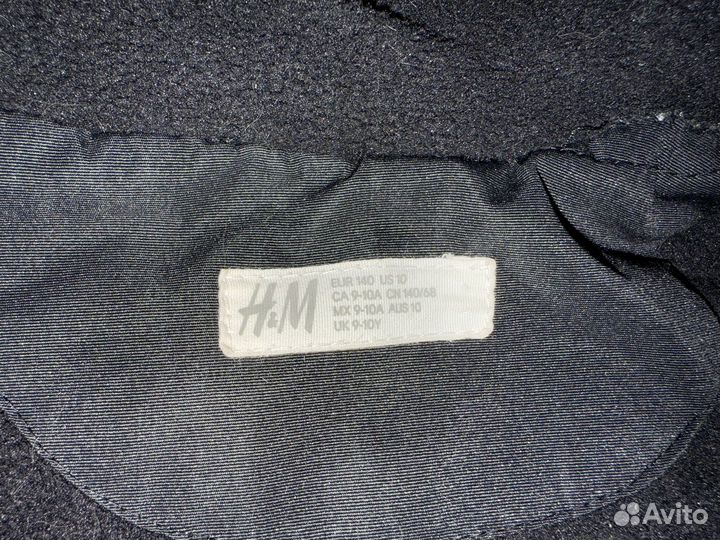 Куртка демисезонная для мальчика 140 утепленная