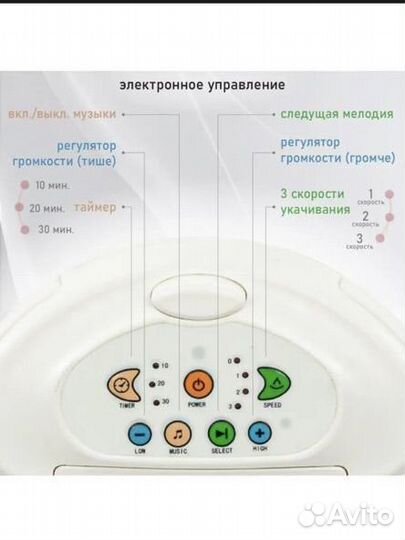 Детские качели шезлонг Nuovita