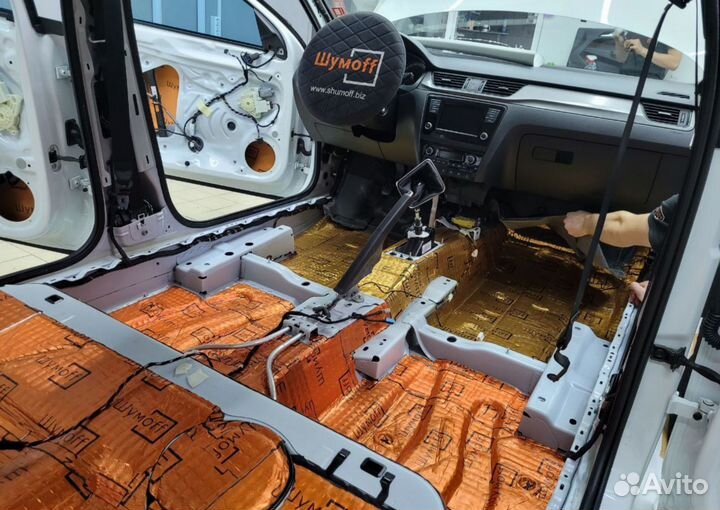 Комплексная шумоизоляция салона автомобиля