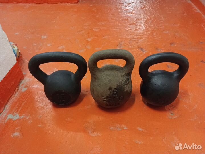 Гиря 16 кг СССР