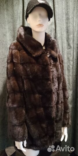 Шуба норковая поперечка