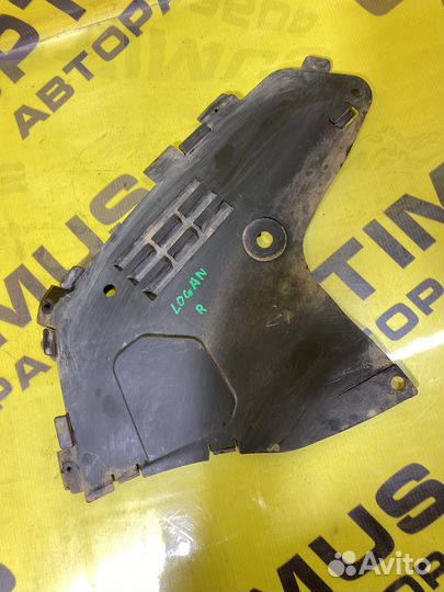 Пыльник двигателя передний правый Renault Logan