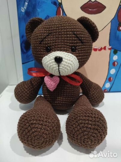 Плюшевый медведь ручная работа