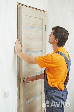 Ремонт межкомнатных дверей, замена стекол