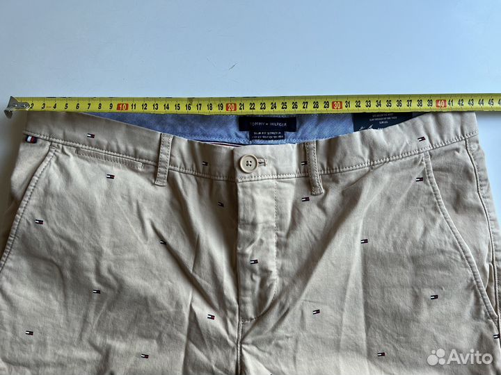 Tommy Hilfiger 34/32 Slim fit flag flex чино брюки