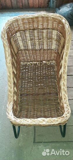 Сани плетеные