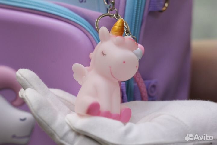 Рюкзак школьный для девочек с единорогом (My Good)