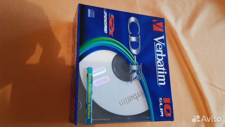 Комплект новые диски. Verbatim CD-R 52x 700 MB