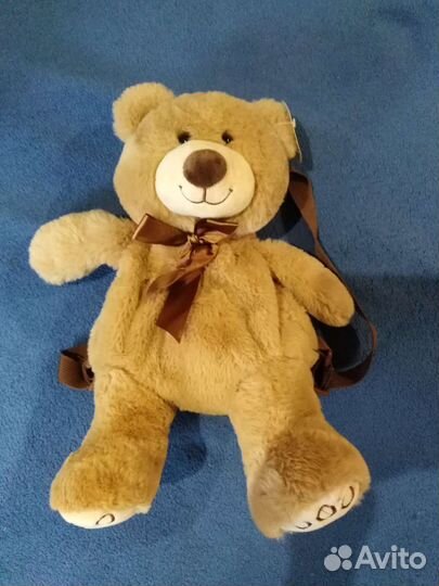 Плюшевый медведь рюкзак для конфет