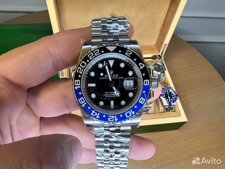 Часы rolex gmt master 2 batman 3285