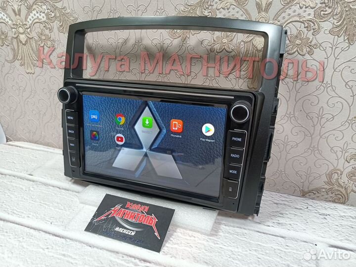 Магнитола Mitsubishi Pajero 4 android новая