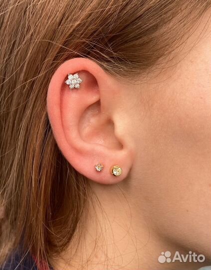 Микродермал, пирсинг