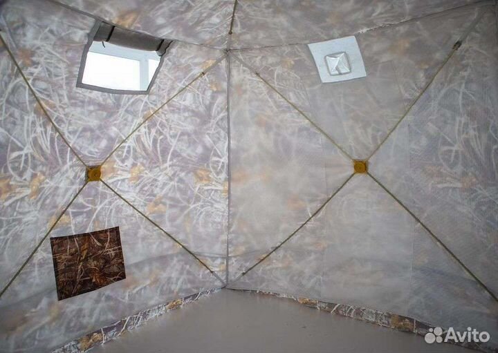 Палатка стэк куб 3 камуфляж (трехслойная)