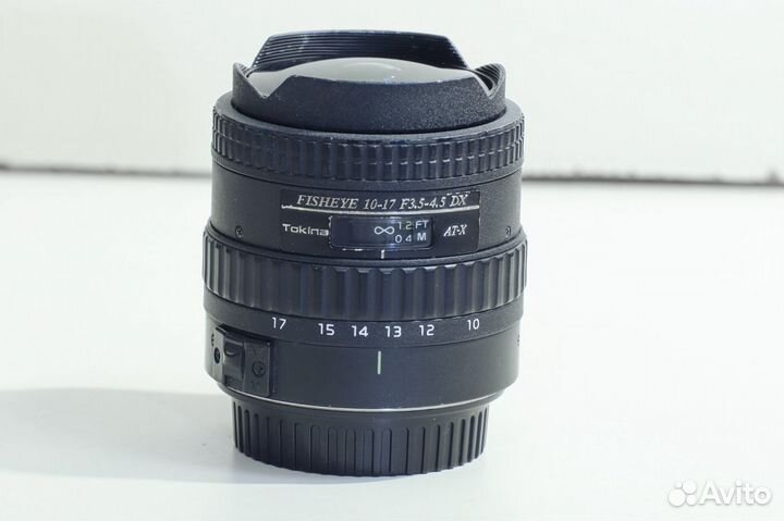 Объектив Tokina Fisheye 10-17 f3.5-4.5 DX AT-X