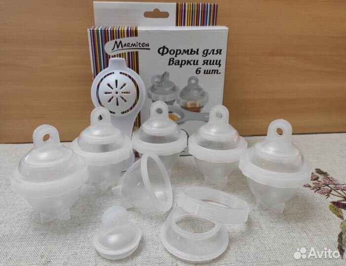 Формы для варки яиц без скорлупы и заливного яйца