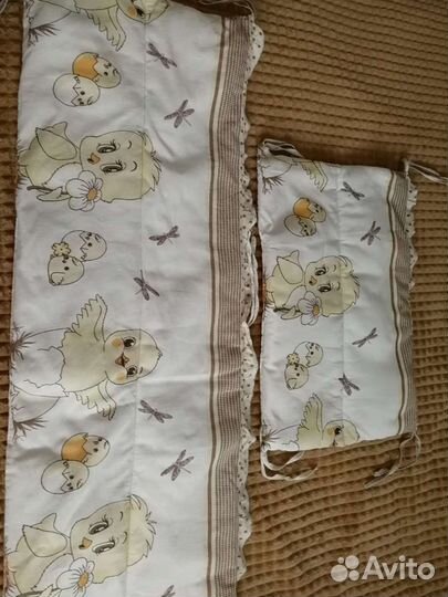 Бортики на детскую кроватку