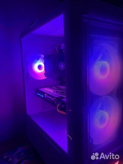 Игровой пк ryzen 5 1600,rx570 4gb, 16гб ram