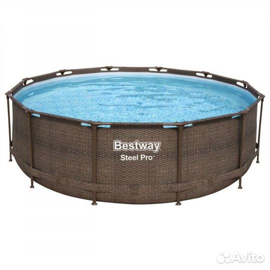 Каркасный бассейн Bestway (цвет ротанг) 305х100 см
