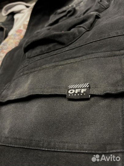 Куртка джинсовая дутая оверсайз Street Dept