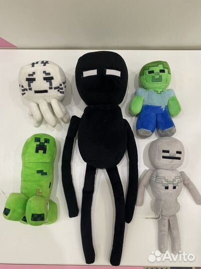 Minecraft мягкие игрушки