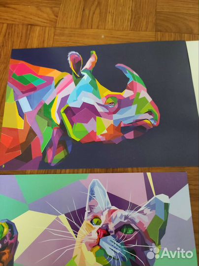 Пазл,картинка из сборных наклеек