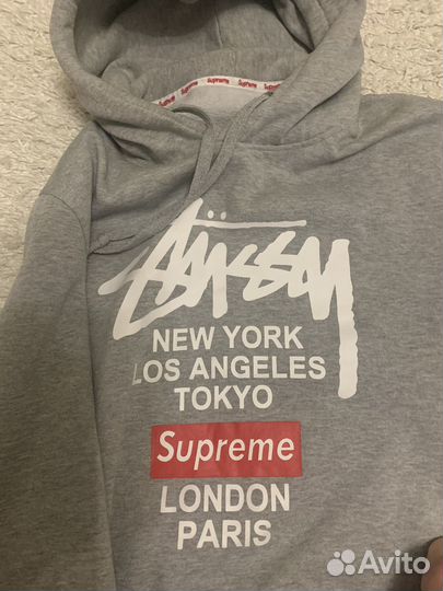 Худи stussy supreme оригинал