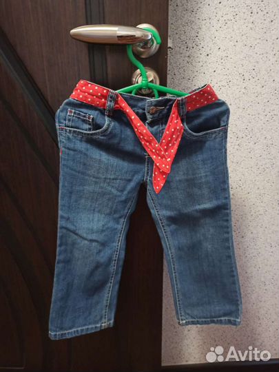 Джинсы для девочки 98