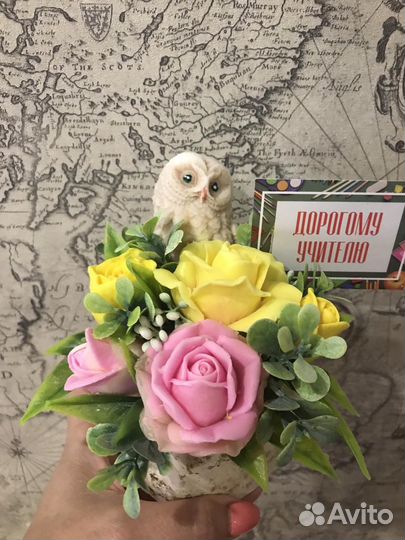 Букеты из мыла на 1 сентября