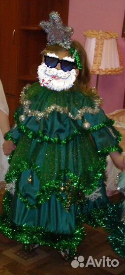 Карнавальный костюм ёлочка для девочки