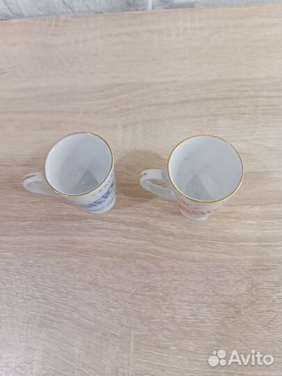 Фарфоровые чашечки для ликера.Чехословакия