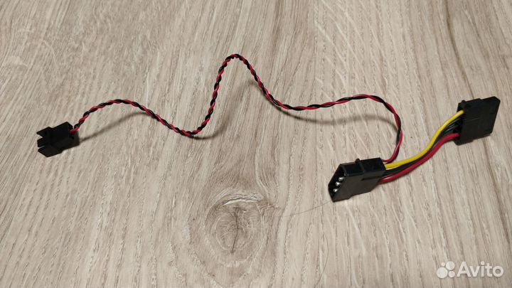 Кабель-переходник для вентилятора Molex 3pin/4pin