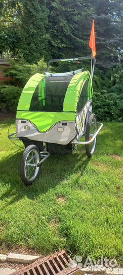 Детская коляска - прицеп к велосипеду