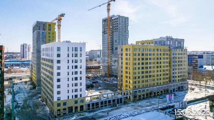 2-к. квартира, 45,1 м², 11/25 эт.