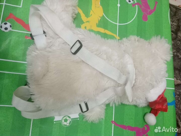 Рюкзак детский мишка новогодний