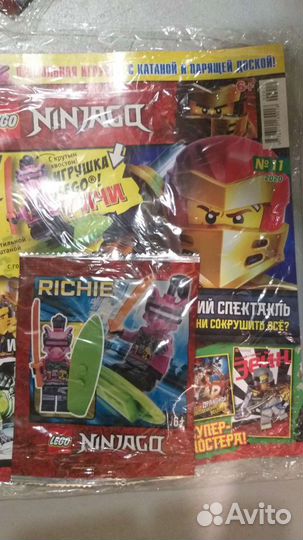 Lego ninjago журналы полибэги новые