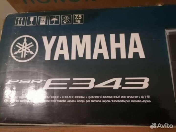 Синтезатор yamaha psr e 343