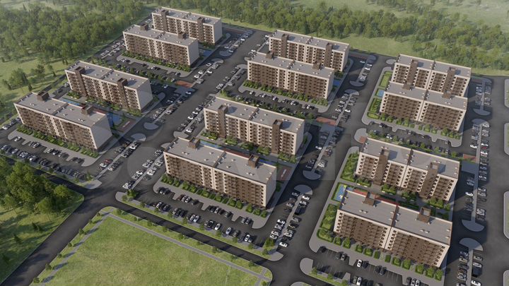 2-к. квартира, 66,9 м², 2/7 эт.