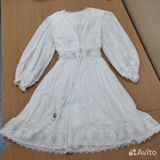 Платье батист шитье Zimmermann оригинал