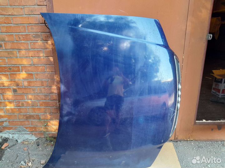 Капот Audi a6 c5 Ауди а6 ц5 дорестайлинг синий