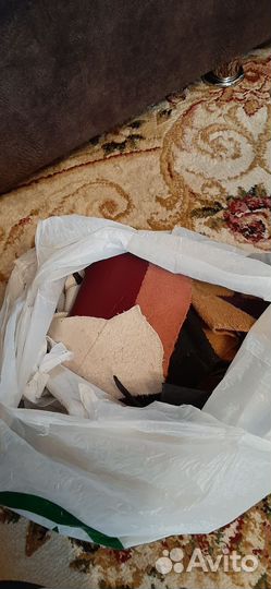 Обрезки натуральной кожи
