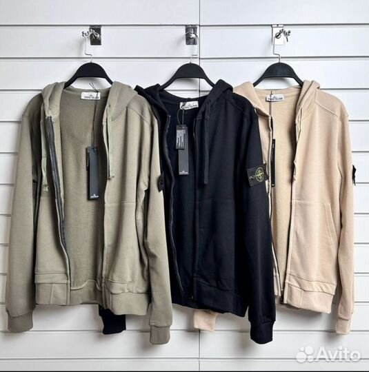 Зип худи stone island