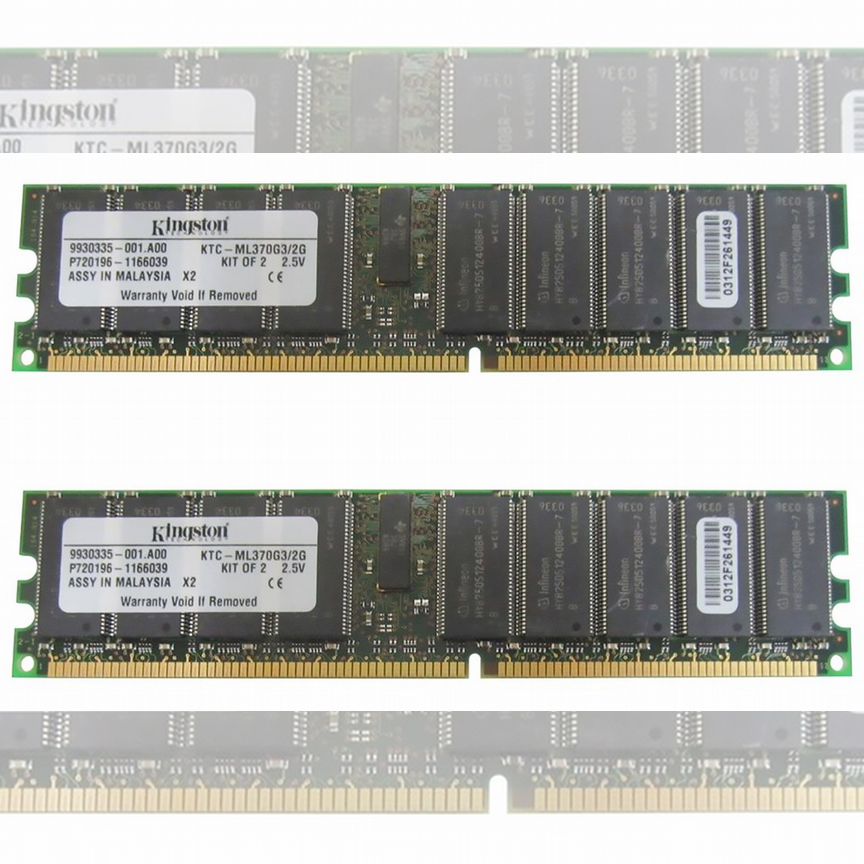 [KTC-ML370G3/2G] Оперативная Память Kingston Ddr 2gb Ktc-Ml370g3/2g