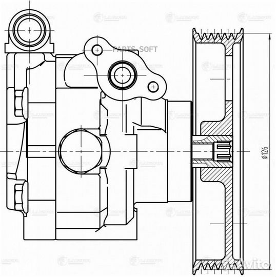 Насос гур audi A4 07