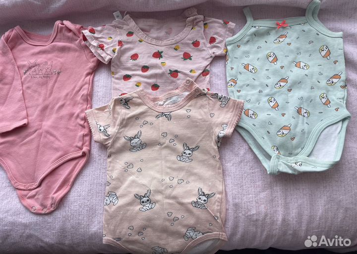 Детские вещи пакетом на девочку р.62;68;74