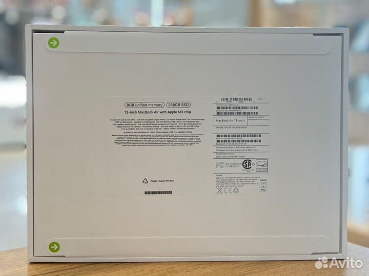 Новый MacBook Air 13 M3 (2024) 8/256GB MDN