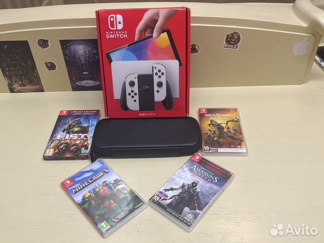 Nintendo switch oled 256Gb с играми новая купить в Новокузнецке ...