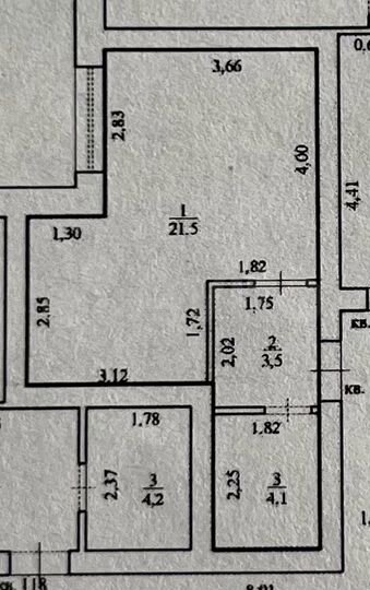 Квартира-студия, 29,1 м², 4/4 эт.