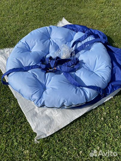 Подвесное кресло качели с подушкой