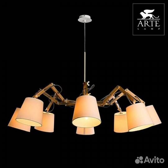 Подвесная люстра Arte Lamp Pinocchio A5700LM-8WH