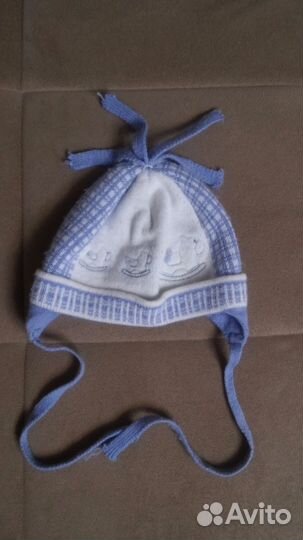 Шапка на мальчика 1-3х лет
